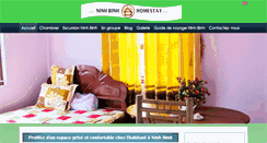 Desktop Screenshot of ninhbinhhomestay.com