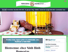 Tablet Screenshot of ninhbinhhomestay.com